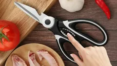 このハサミについている小さな歯は、何のためにあると思いますか？